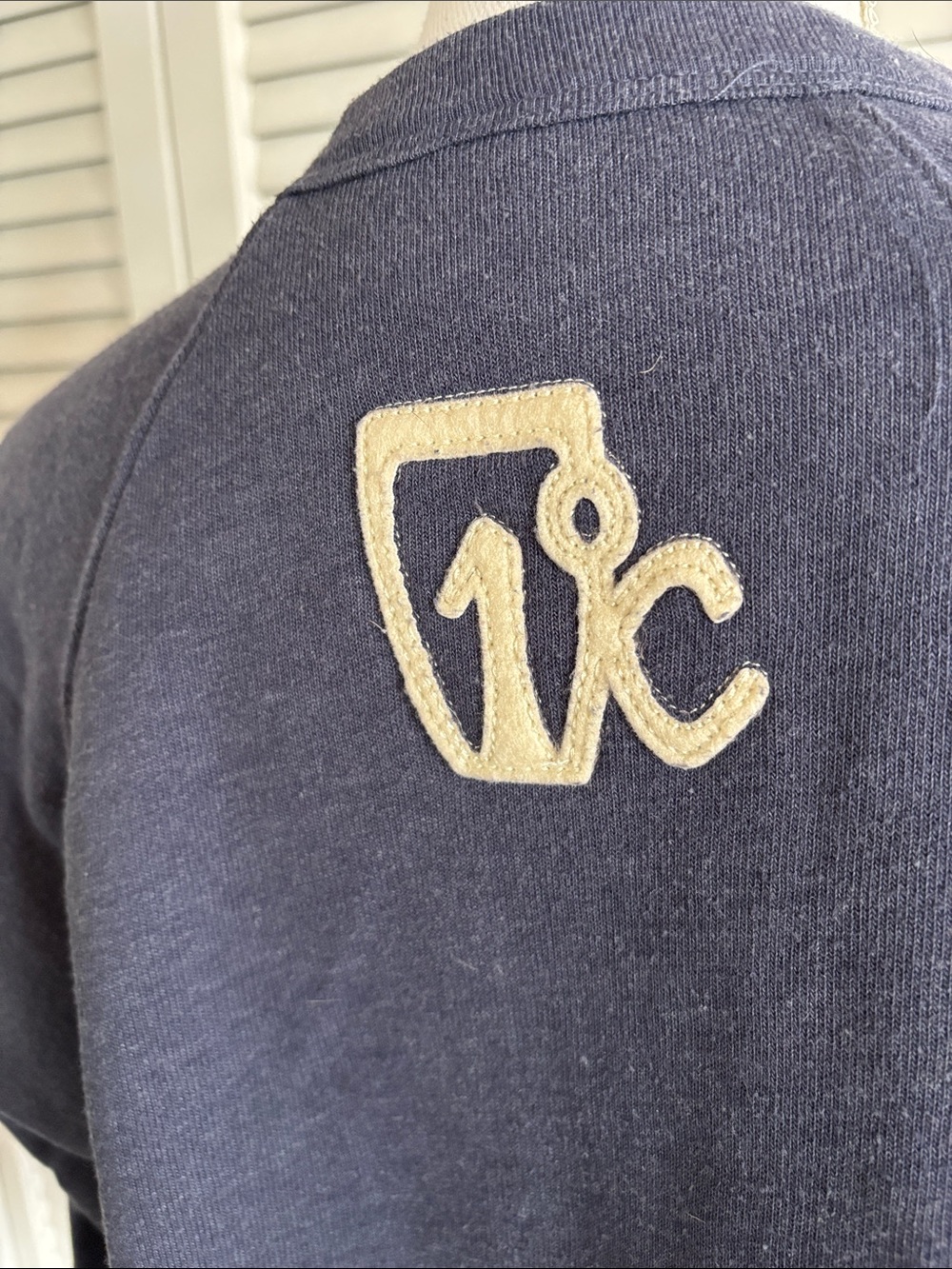 Icelantic Ski Return to Nature Appliqué Heather Blue Women’s Sweatshirt Size M - Picture 4 of 9